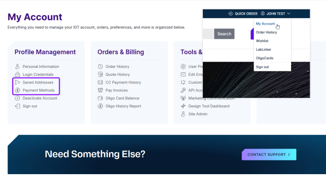 How to create an account